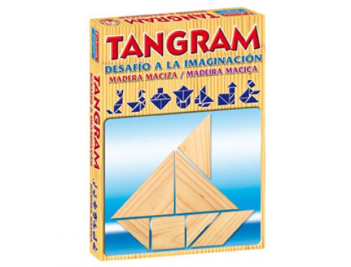 Jogo de mesa falomir tangram de madeira , Falomir , 43779 , 8412553116053